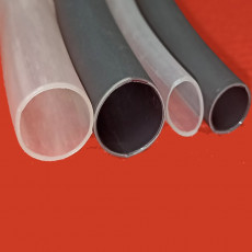 SM splice melt thin wall adhesive lined shrinkable tubing with increased thickness of hot melt sealing adhesive layer and increased shrink ratio. 